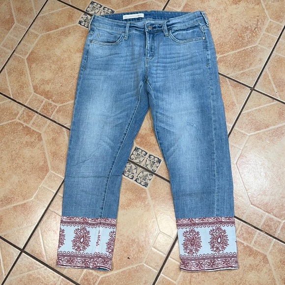 Anthropologie - Pilcro Letterpress jeans denim pants bottoms - Picture 1 of 5